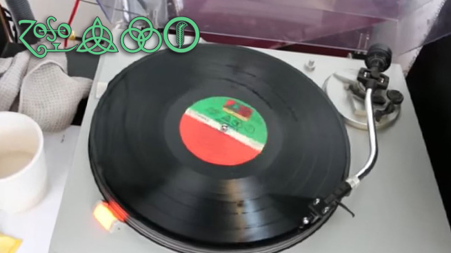Broken Record Just Plays Zeppelin Intro Over & Over